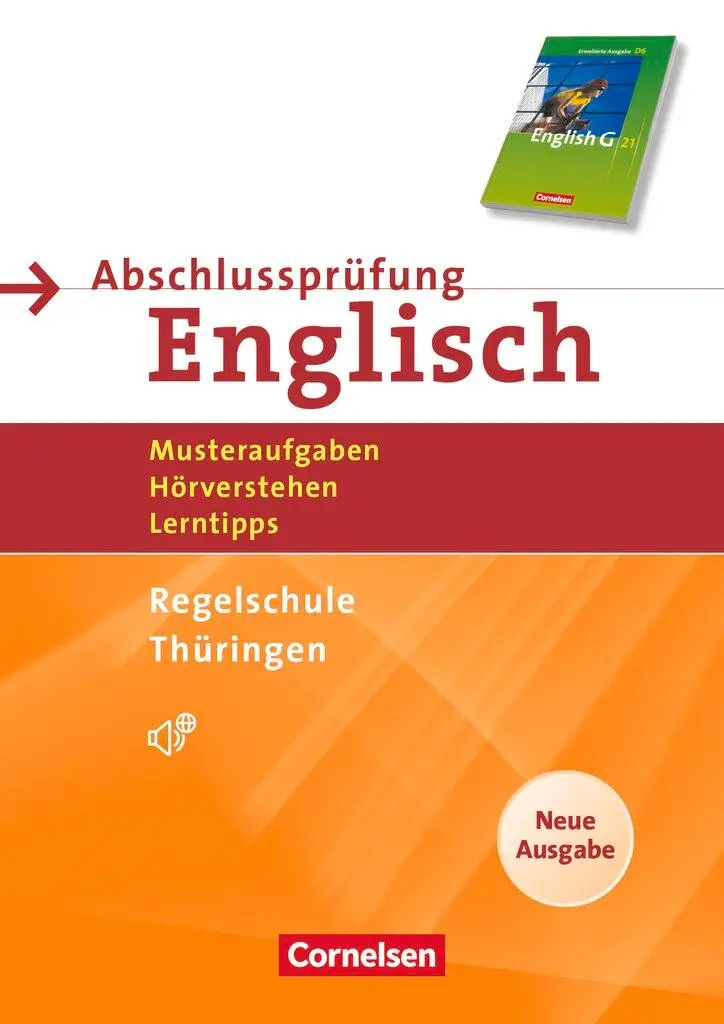 Cover: 9783060334551 | English G 21. 10. Schuljahr. Abschlussprüfung Englisch. Arbeitsheft...